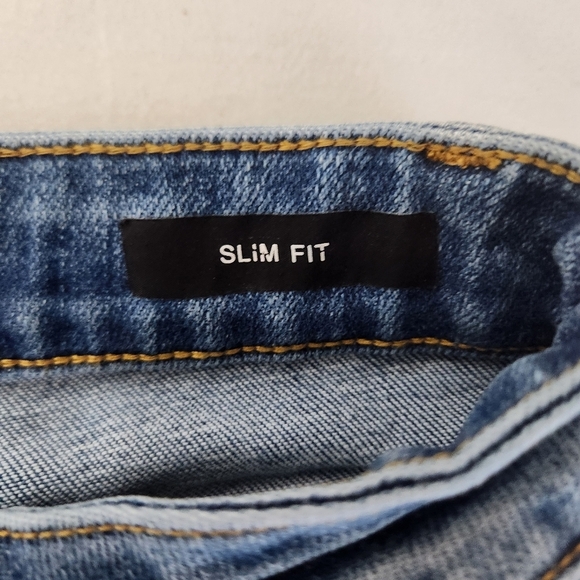 Judy Blue Womens Medium Wash Mid Rise Destructed Hem Slim Fit Jeans |3/26| - Picture 11 of 11